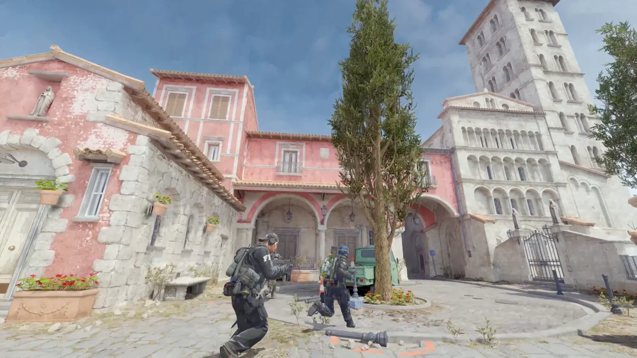 Players on a Counter-Strike 2 map